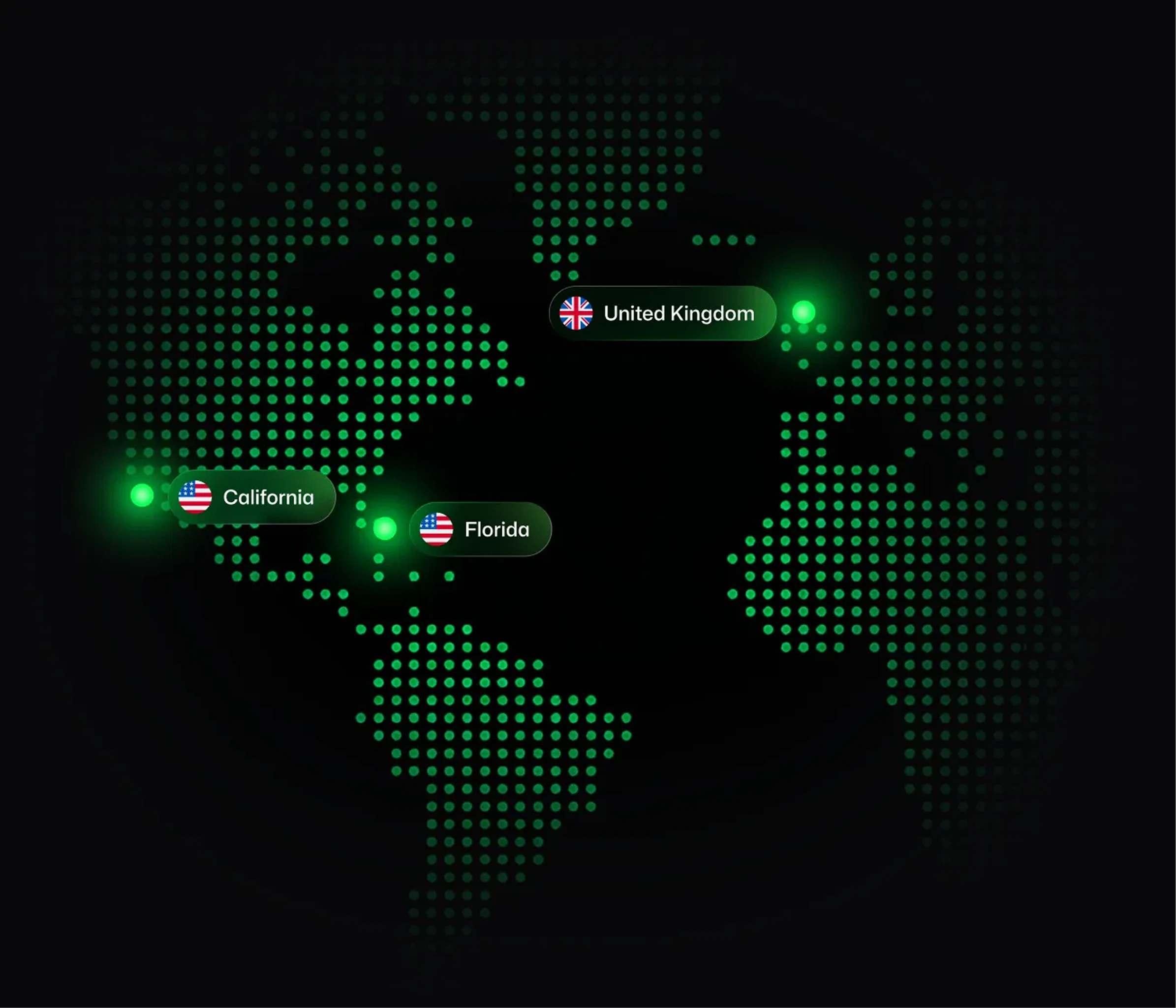 World map showing Neura Elite support locations in California, Florida, and the United Kingdom